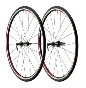 توپی طوقه کامل دوچرخه با لاستیک،مویک Aksium S